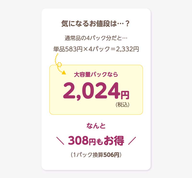 ナチュラムーン 生理用品 大容量パック