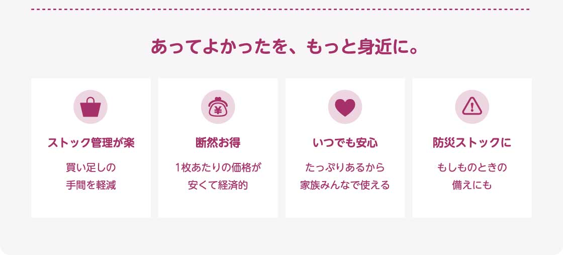 ナチュラムーン 生理用品 大容量パック