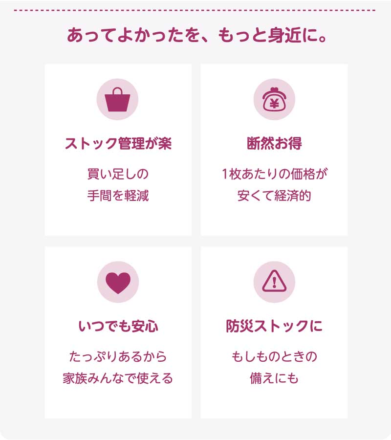 ナチュラムーン 生理用品 大容量パック